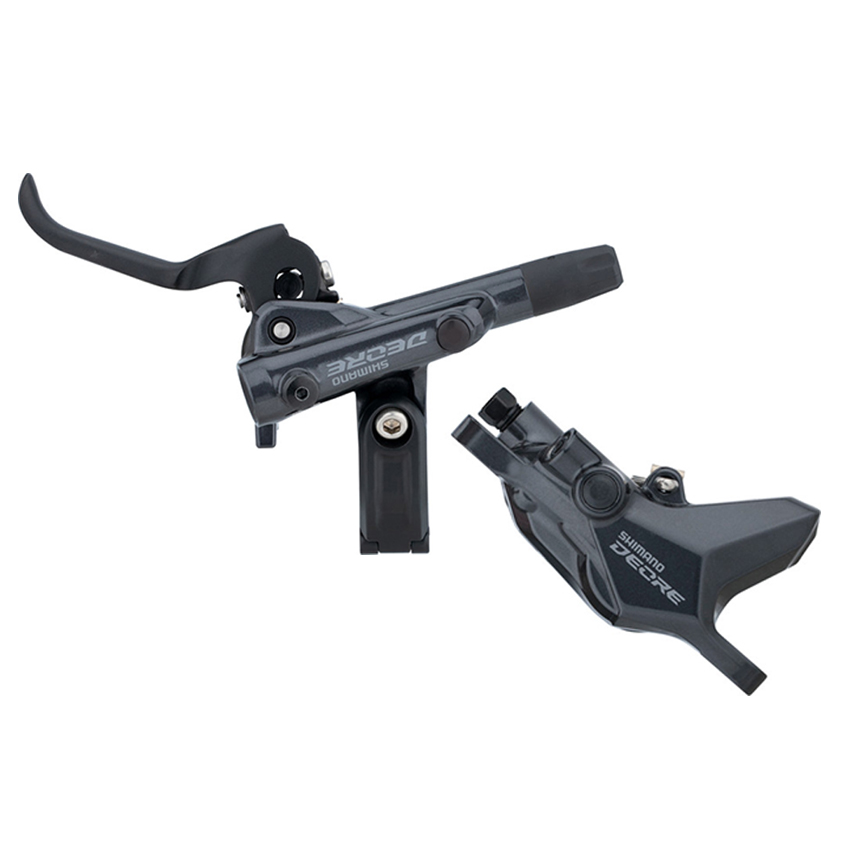 Bộ Thắng Đĩa Trước Xe Đạp SHIMANO Deore, BL-M6100(L), BR-M6100(F), W/O Adapter, Resin Pad (W/O Fin), 1000mm Hose(SM-BH90-SS Black), W/Connecter Insert Disc Brake Assembled Set/J-Kit